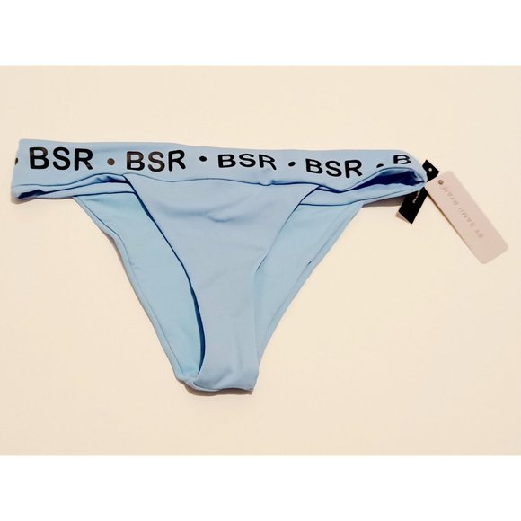 BSR By Samii Ryan Cheeky Coverage Break The Rules Bikini Bottoms Blue - Picture 5 of 9